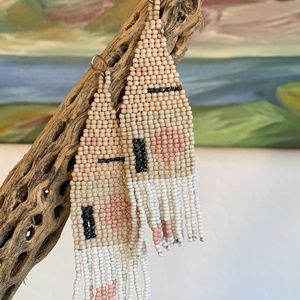 Salihah Moore Rare Small Opo Earring Beaded